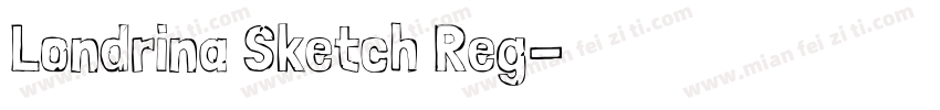 Londrina Sketch Reg字体转换